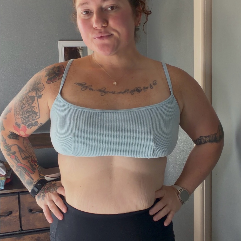 Waffle Knit Unlined Bralette